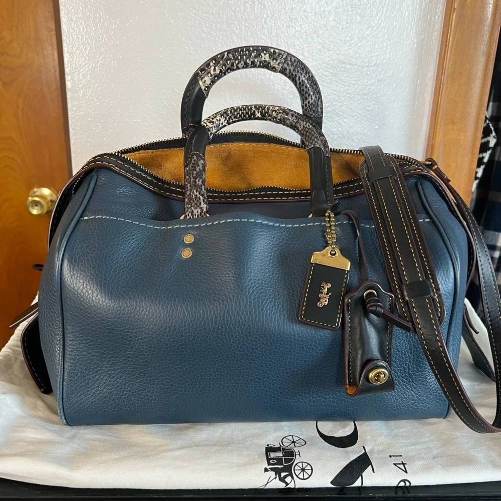 Coach | Bags | Coach 942 Rogue Satchel In The Color Denim With